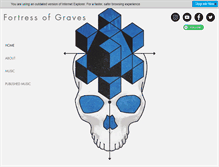 Tablet Screenshot of fortressofgraves.com